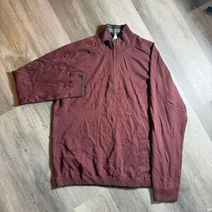 Patagonia Men's Burgundy and Brown Jumper